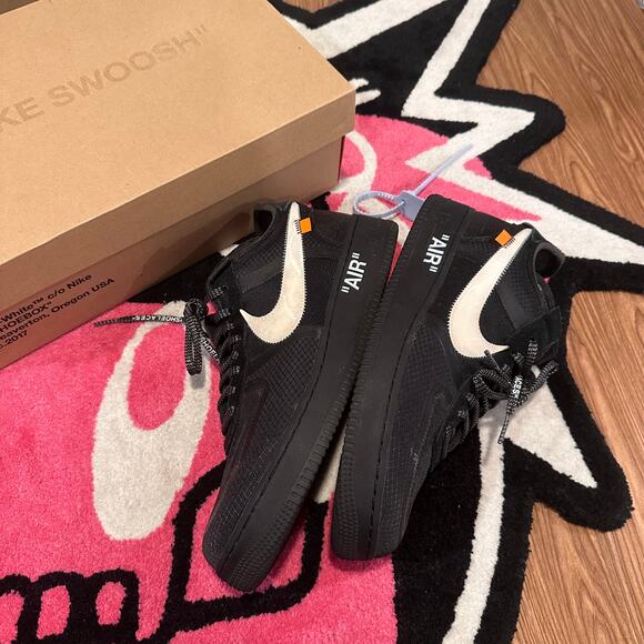 Nike Air Force 1 Low Off-White “Black” - Size 11.5 - Used